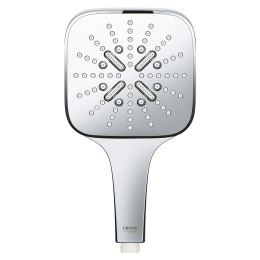 Душевой гарнитур GROHE Rainshower SmartActive 130 Cube с мыльницей, 3 режима струи, душевая штанга 900 мм, 9,5 л/мин, хром (26587000)