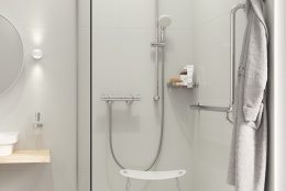 Термостат для душа GROHE Grohtherm 800 с душевым гарнитуром, хром (34566001)