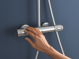 Душевая система GROHE Euphoria System 260 с термостатом для душа, хром (27296003/UB), уцененный товар