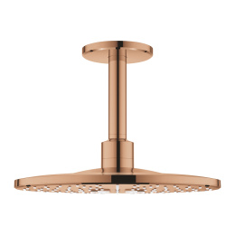 Верхний душ GROHE Rainshower 310 SmartActive с душевым кронштейном, 2 режима, 142 мм, теплый закат глянец (26477DA0)