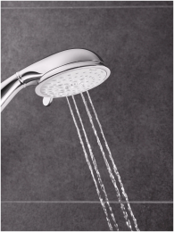 Ручной душ GROHE Tempesta Rustic 100, 4 режима, хром (27608001)