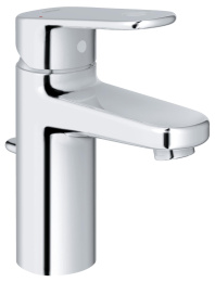 Смеситель для раковины GROHE Europlus с донным клапаном и ограничением расхода воды, хром (3261200E)
