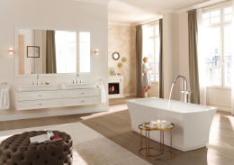 Внешняя часть смесителя для ванны GROHE Grandera напольного монтажа, хром (23318000)