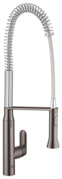 Смеситель для кухни GROHE K7 профессиональный, темный графит глянец (32950A00)