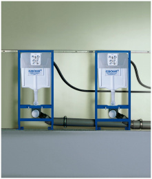 Комплект инсталляции для унитаза GROHE Rapid SL 4 в 1 с панелью смыва Skate Cosmopolitan, хром (38775001)