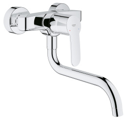 Смеситель для кухни GROHE Eurostyle Cosmopolitan настенный, хром (33982002)
