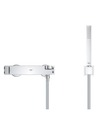 Смеситель для ванны GROHE Plus с душевым гарнитуром, хром (33547004)