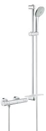Термостат для душа GROHE Grohtherm 1000 Cosmopolitan M с душевым гарнитуром, хром (34321002)