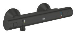 Термостат для душа GROHE Precision Start внешнего монтажа, матовый черный (345942430)