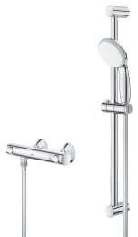 Термостат для душа GROHE Precision Flow QuickFix с душевым гарнитуром, хром (34841000)
