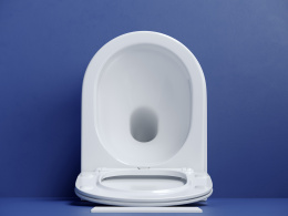 Подвесной унитаз Ceramicanova Метрополь безободковый, смыв Торнадо, белый (CN4002T)