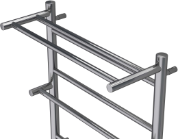 Полотенцесушитель электрический Aquatek Альфа П7 500x700, хром AQ EL RRP0770CH