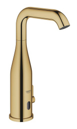 Смеситель для раковины GROHE Essence E инфракрасный, с регулировкой температуры, питание от батареи 6V, холодный рассвет глянец (36445GL0)