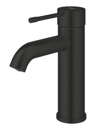 Смеситель для раковины GROHE Essence с донным клапаном, S-size, матовый черный (237972431)