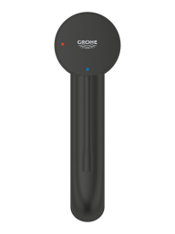 Смеситель для раковины GROHE Essence с донным клапаном, S-size, матовый черный (237972431)