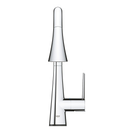 Смеситель для кухни GROHE Zedra Touch сенсорный с вытяжным душем 3jet, хром (30219002)