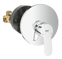 Смеситель для душа GROHE BauEdge в комплекте с монтажной частью, хром (29078000)
