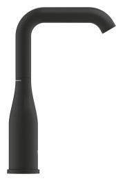Смеситель для раковины GROHE Essence без донного клапана, L-size, фантомный черный (24177KF1/U), уцененный товар