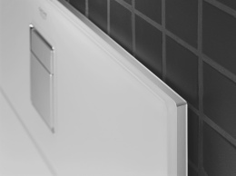 Стеклянный модуль для унитаза с панелью смыва GROHE Skate Cosmopolitan, белый (39374LS0)