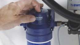 Комплект для кухни GROHE Red Duo с C-образным смесителем, бойлером L-Size и фильтром, хром (30079001)