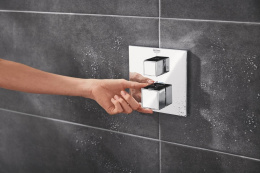 Душевая система GROHE Grontherm Cube с термостатом для душа, хром (34868000)