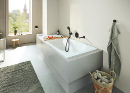 Внешняя часть термостата GROHE Grohtherm на 2 выхода, фантомный чёрный (1022102430)