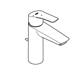 Смеситель для раковины GROHE Eurosmart, M-size, хром (2339330E)