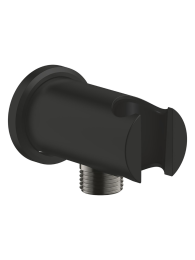 Подключение для душевого шланга GROHE Rainshower с держателем ручного душа, матовый черный (266582430)