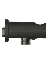 Подключение для душевого шланга GROHE Rainshower с держателем ручного душа, матовый черный (266582430)