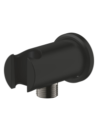 Подключение для душевого шланга GROHE Rainshower с держателем ручного душа, матовый черный (266582430)