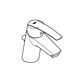 Смеситель для раковины GROHE Start QuickFix с донным клапаном, S-size, хром (32559001)