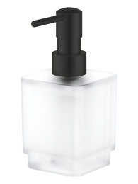 Дозатор жидкого мыла GROHE Selection Cube, матовый черный (408052430)