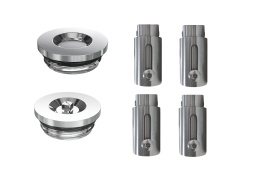 Полотенцесушитель водяной Aquatek Поларис П10 500х800, хром AQ KO1080CH