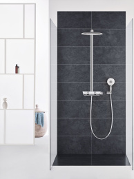 Душевая система GROHE Rainshower System SmartControl 360 MONO с термостатом для душа, белая луна (26361LS0)