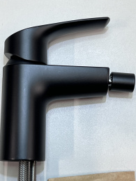 Смеситель для биде GROHE Eurosmart с донным клапаном, S-size, черный матовый (329292433/U), уцененный товар