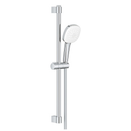 Душевой гарнитур GROHE Tempesta Cube 110, 2 режима струи, душевая штанга 600 мм, 7,4 л/мин, хром (26748003/U1), уцененный товар