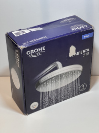 Верхний душ GROHE Tempesta 210, 21 л/мин, 1 режим, хром (26408000/U), уцененный товар