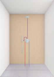 Верхний душ GROHE Rainshower Cosmopolitan 210, 1 режим, хром (28368000)