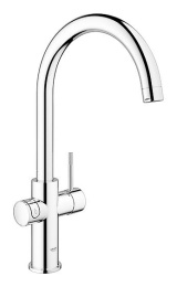Комплект для кухни GROHE Red Duo с C-образным смесителем, бойлером L-Size и фильтром, хром (30079001)