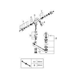 Смеситель для биде GROHE Atrio, M-size хром (24027003)
