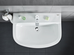 Смеситель для раковины GROHE BauLoop с донным клапаном, хром (23335000/U2), уцененный товар