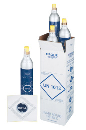 Комплект баллонов с углекислым газом, GROHE Blue, 425 г., 4 шт., (40422000)