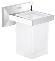 Стакан для зубных щеток с держателем GROHE Allure Brilliant, хром (40493000)