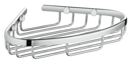 Полочка-решетка, угловая, GROHE BauCosmopolitan, хром, (40664001)