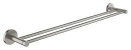 Двойной держатель для полотенца GROHE Essentials, 600 мм, суперсталь (40802DC1)