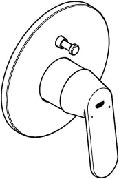 Смеситель для ванны GROHE Eurosmart Cosmopolitan с монтажной частью, хром (32879000)