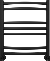 Полотенцесушитель водяной Aquatek Лугано П7 500x600, черный муар AQ DOC0760BL