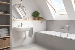 Смеситель для раковины GROHE Eurosmart, S-Size, хром (32467003/U5), уцененный товар