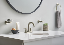 Стакан с держателем GROHE Essentials, никель матовый (40447EN1)