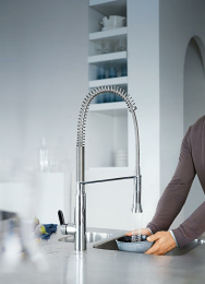 Смеситель для кухни GROHE K7, хром (31379000)